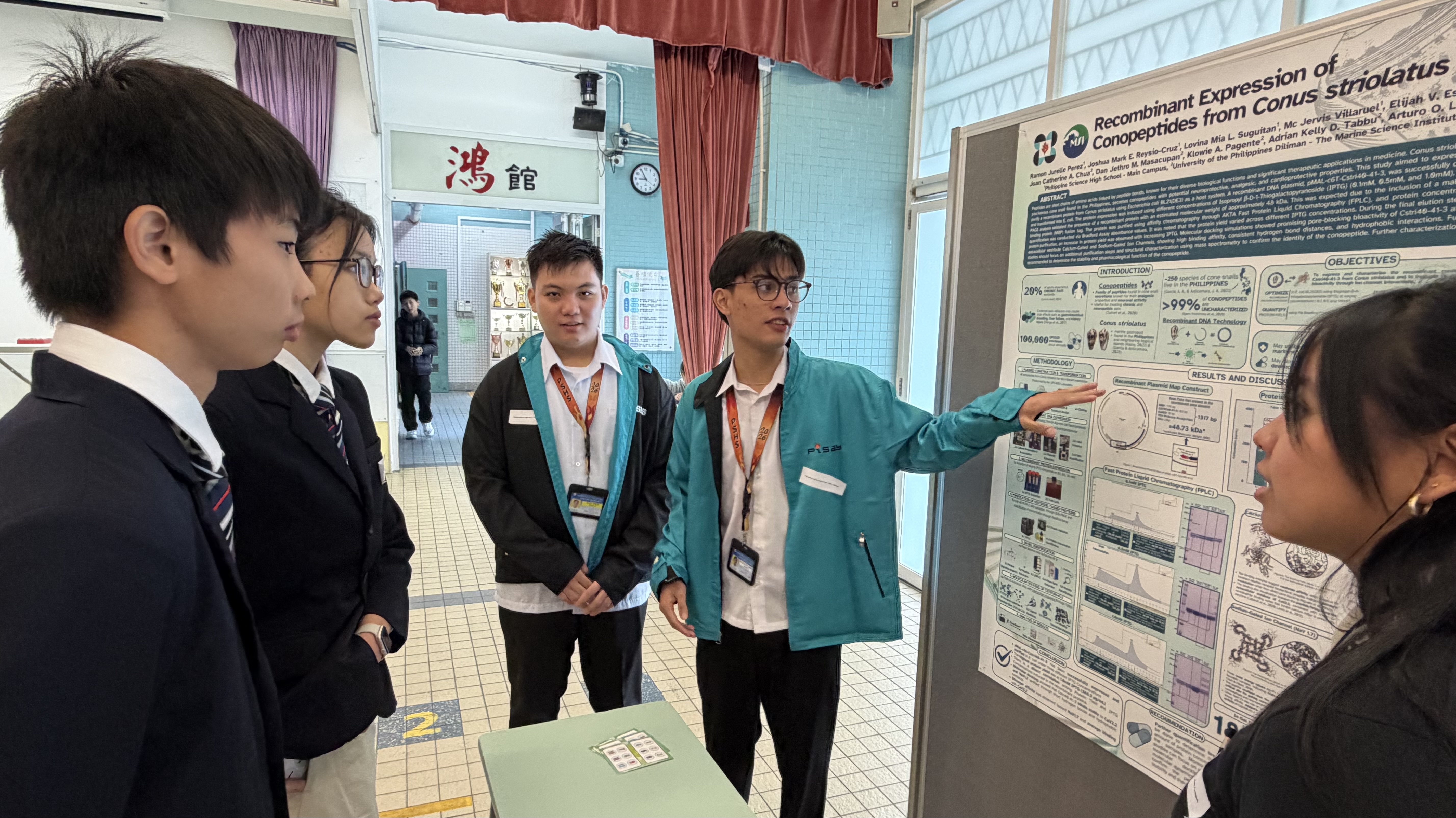 Our students are learning from fellow participants around the world.